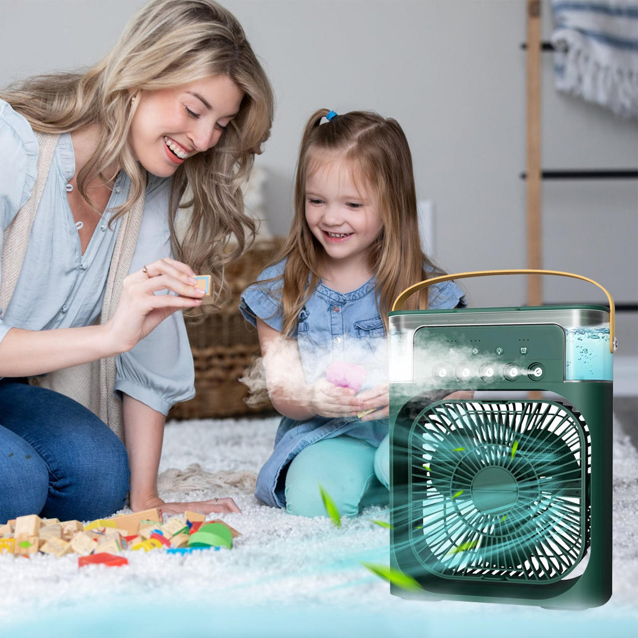 Fresvia avec sa veilleuse LED sur une table de nuit